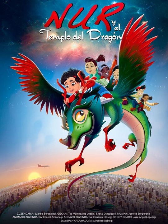 Nur y el templo del dragón : Póster