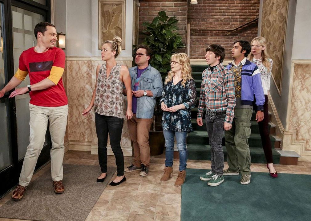 The Big Bang Theory : Foto Kaley Cuoco, Riki Lindhome, Kunal Nayyar, Melissa Rauch, Simon Helberg, Johnny Galecki, Jim Parsons