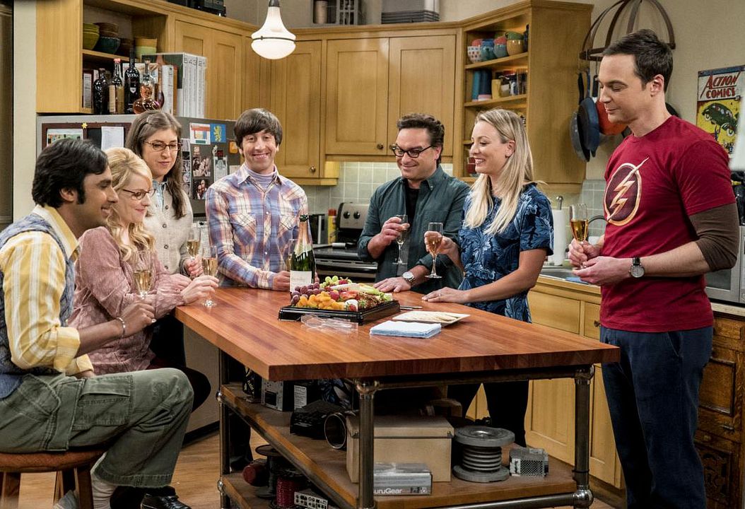The Big Bang Theory : Foto Jim Parsons, Melissa Rauch, Simon Helberg, Johnny Galecki, Kunal Nayyar, Mayim Bialik, Kaley Cuoco