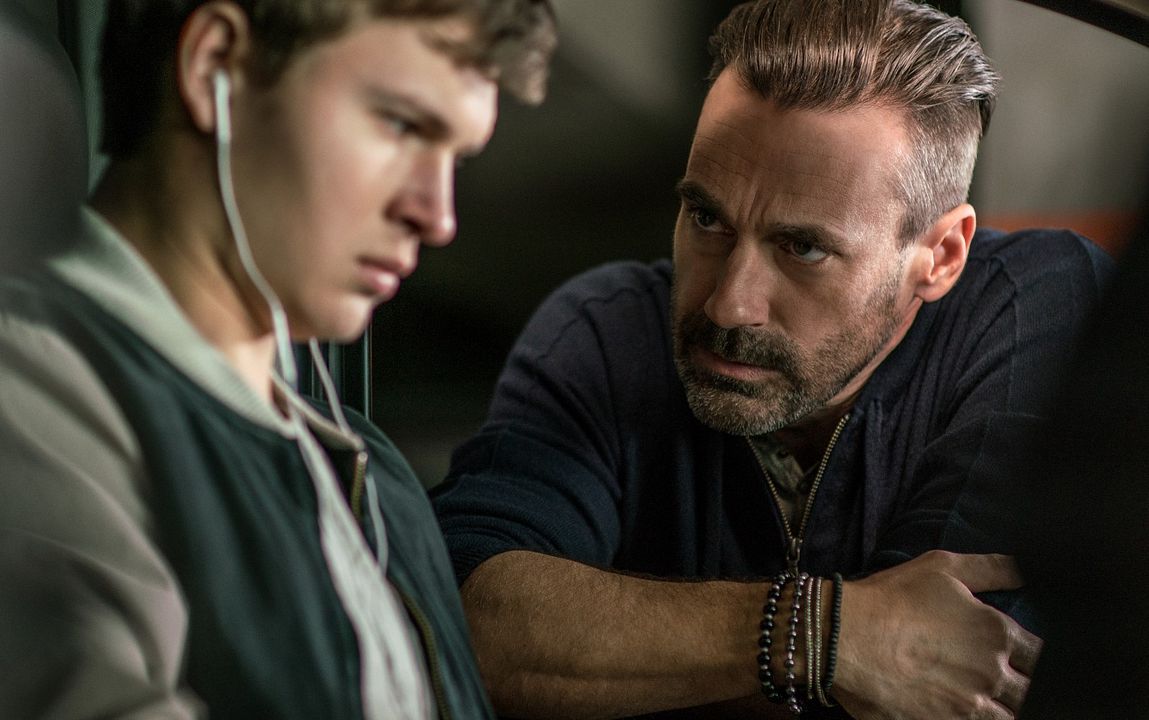 Baby Driver: el aprendiz del crimen : Foto Jon Hamm, Ansel Elgort