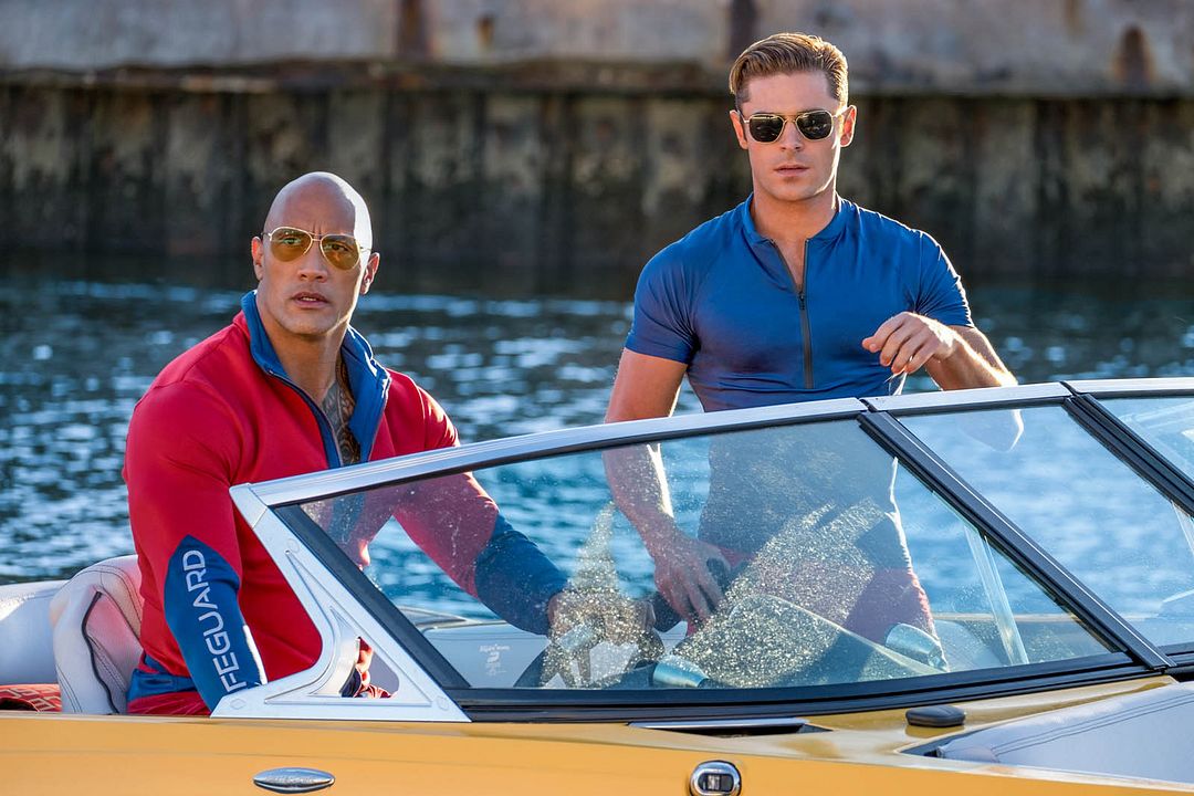 Baywatch: Guardianes de la bahía : Foto Zac Efron, Dwayne Johnson