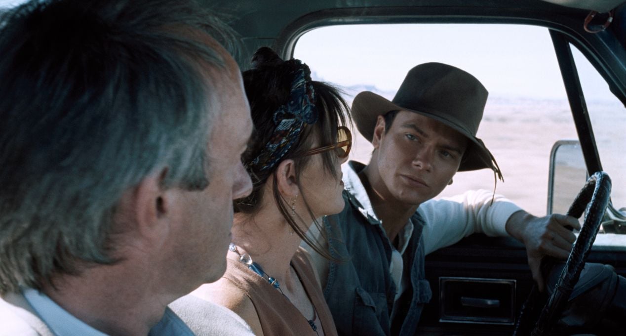 Foto Judy Davis, River Phoenix, Jonathan Pryce