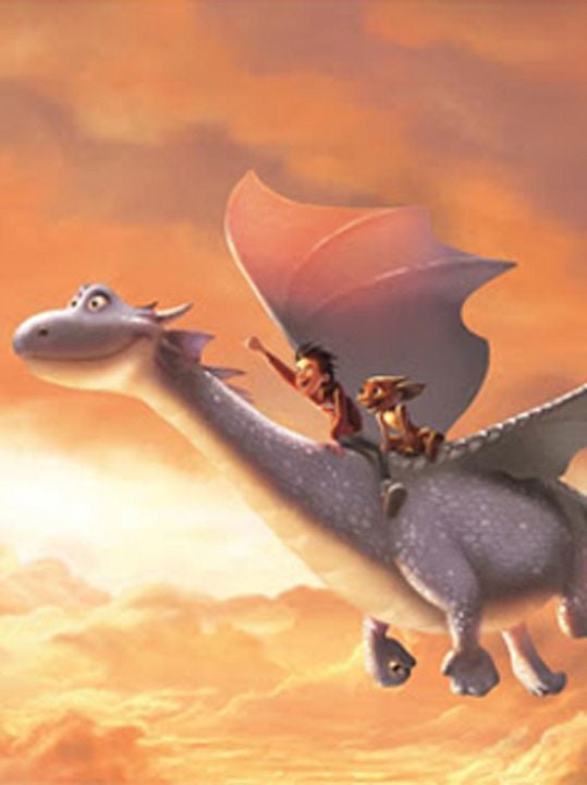 El jinete del dragón : Póster