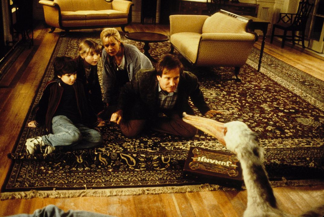 Jumanji : Foto Kirsten Dunst, Robin Williams, Bonnie Hunt