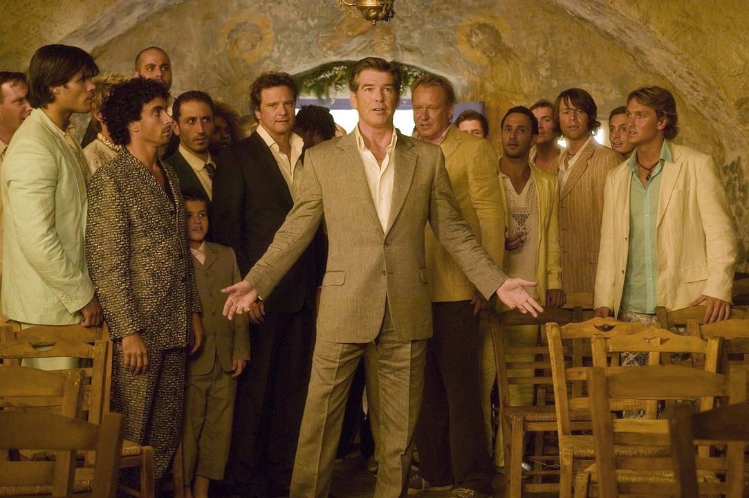 Mamma Mia! : Foto Pierce Brosnan, Stellan Skarsgård, Colin Firth