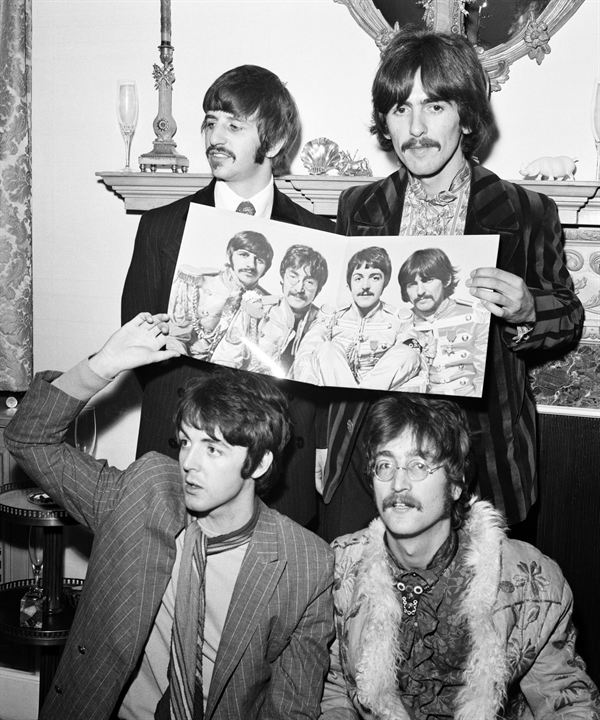 Foto Ringo Starr, John Lennon, Paul McCartney, George Harrison