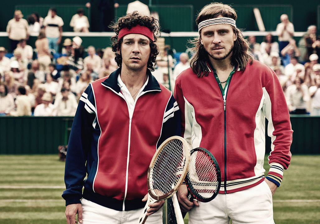 Borg vs. McEnroe : Foto Sverrir Gudnason, Shia LaBeouf