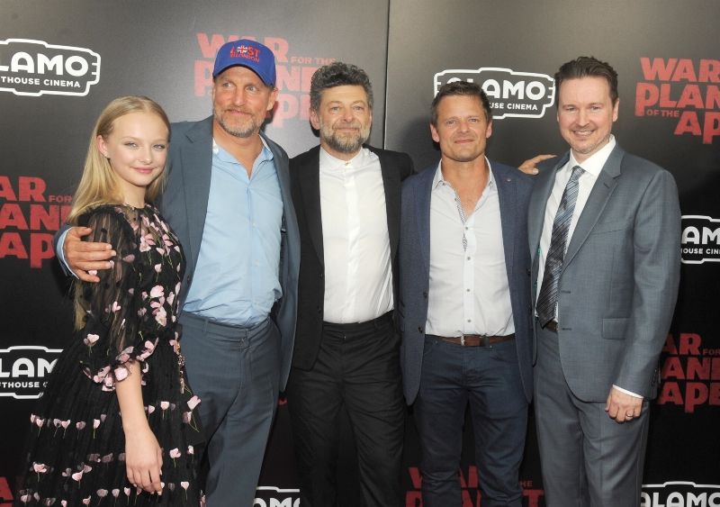 El planeta de los simios: La guerra : Cobertura de revista Matt Reeves, Andy Serkis, Woody Harrelson, Steve Zahn