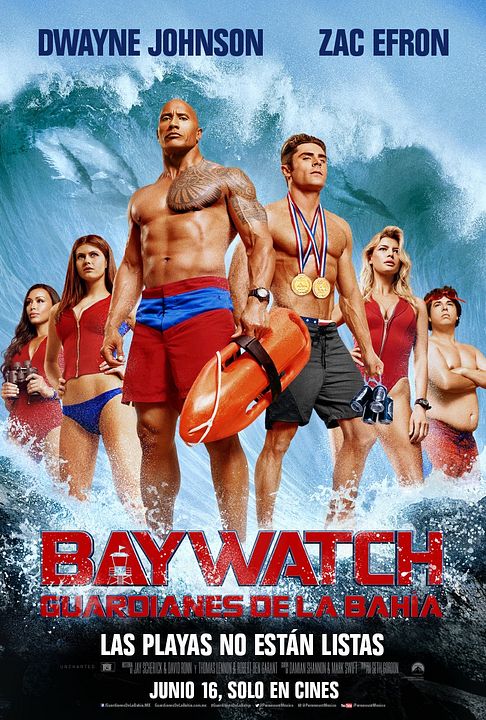 Baywatch: Guardianes de la bahía : Póster