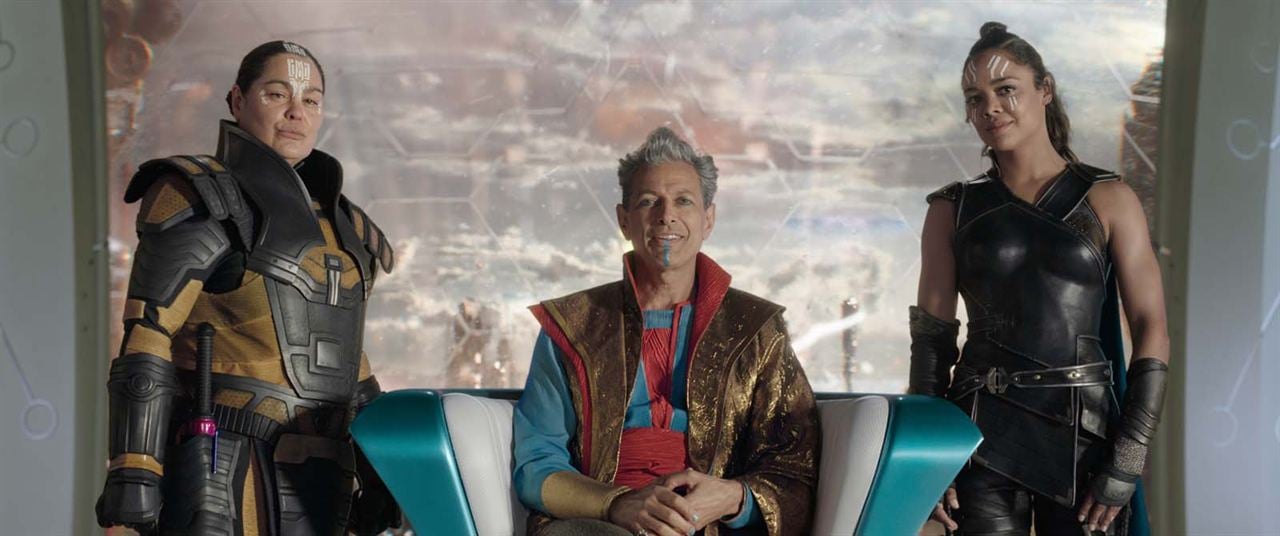 Thor: Ragnarok : Foto Rachel House, Tessa Thompson, Jeff Goldblum