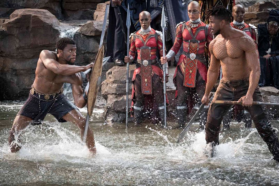Pantera Negra : Foto Michael B. Jordan, Chadwick Boseman