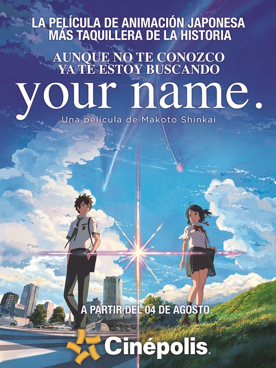 Your Name : Póster