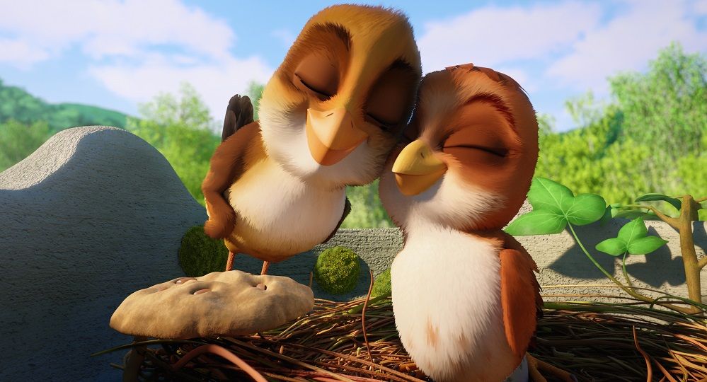 Una cigüeña en apuros : Foto