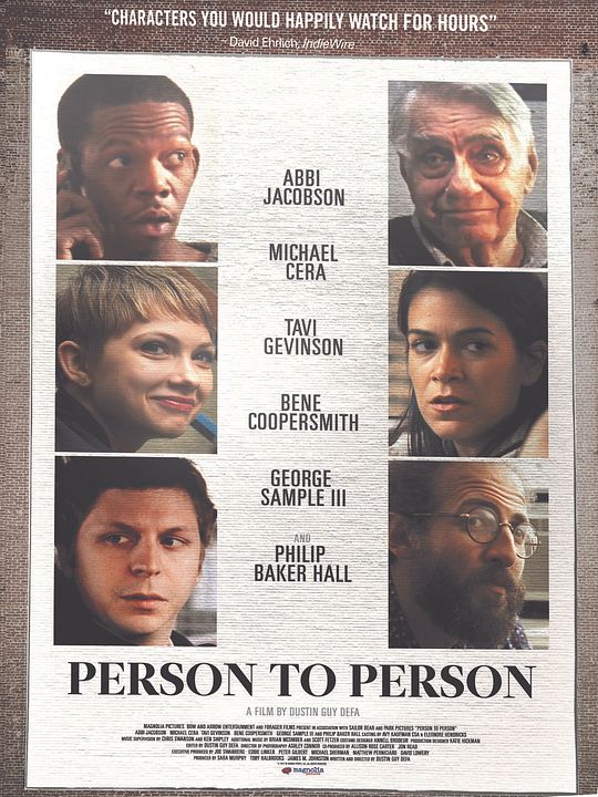 Person to Person : Póster
