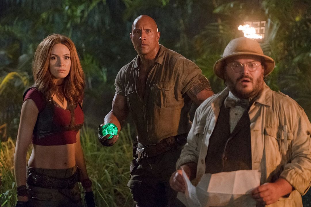 Jumanji: En la selva : Foto Dwayne Johnson, Jack Black, Karen Gillan