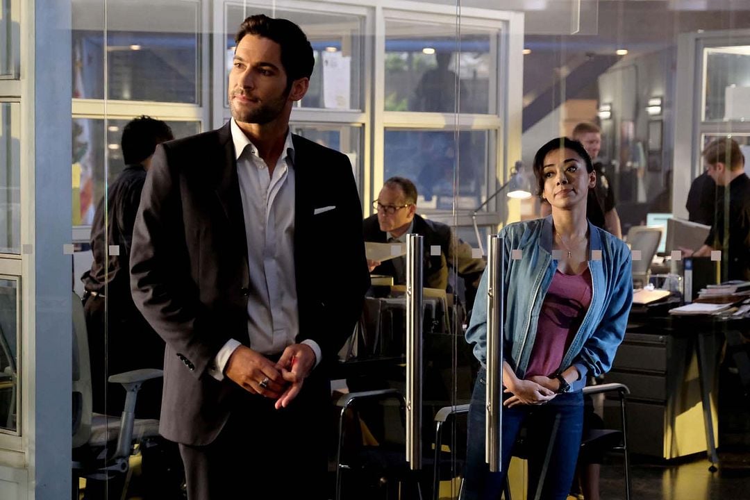 Lucifer : Foto Aimee Garcia, Tom Ellis