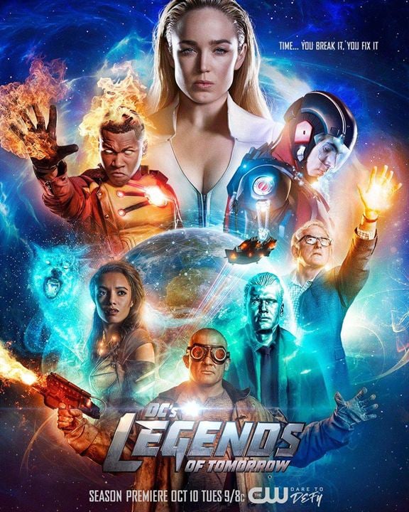 Póster Brandon Routh, Victor Garber, Nick Zano, Caity Lotz, Maisie Richardson-Sellers, Dominic Purcell