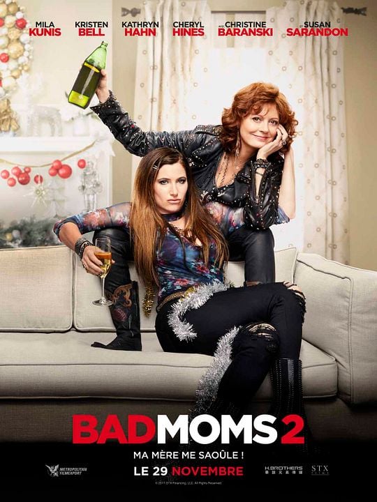 La navidad de las madres rebeldes : Póster Kathryn Hahn, Susan Sarandon