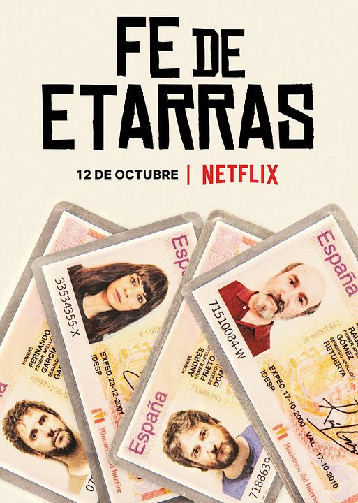 Fe de etarras : Póster