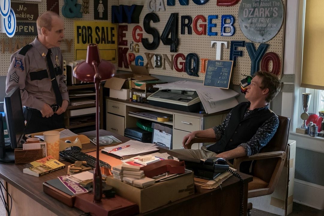 Tres anuncios por un crimen : Foto Caleb Landry Jones