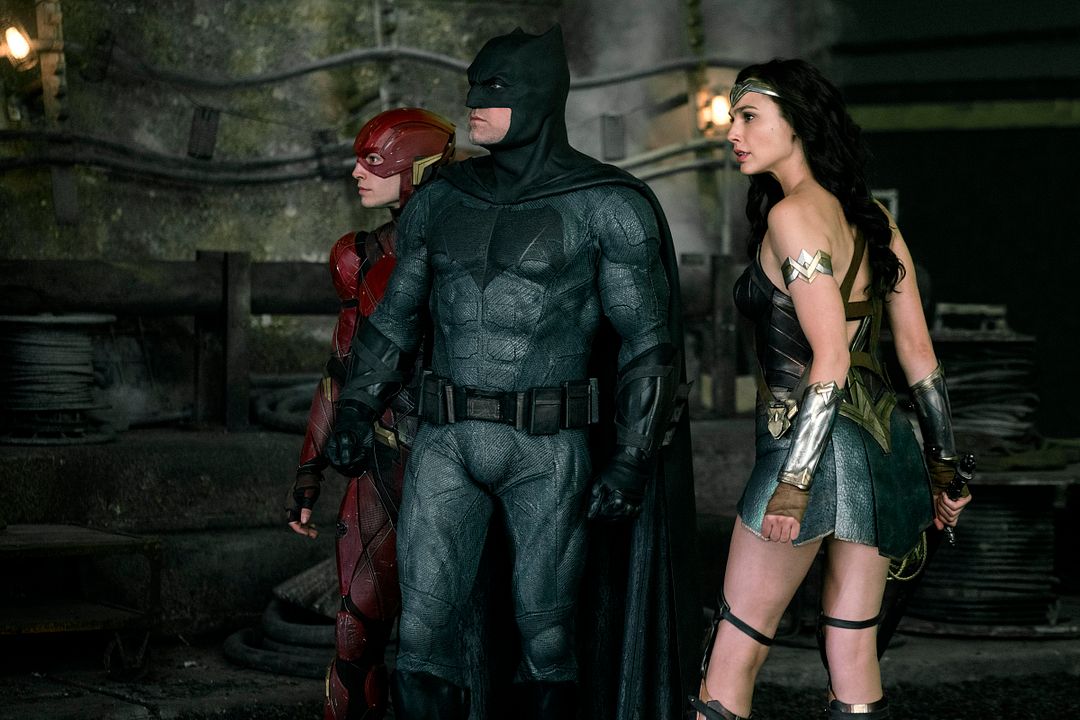 Liga de la Justicia : Foto Gal Gadot, Ben Affleck, Ezra Miller