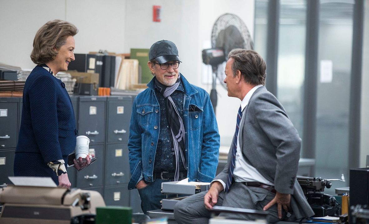 The Post: Los oscuros secretos del Pentágono : Foto Tom Hanks, Steven Spielberg, Meryl Streep