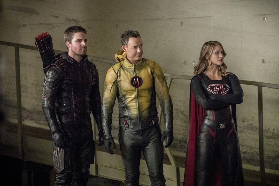 Arrow : Foto Melissa Benoist, Tom Cavanagh, Stephen Amell