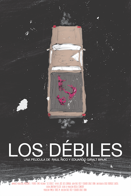 Los débiles : Póster