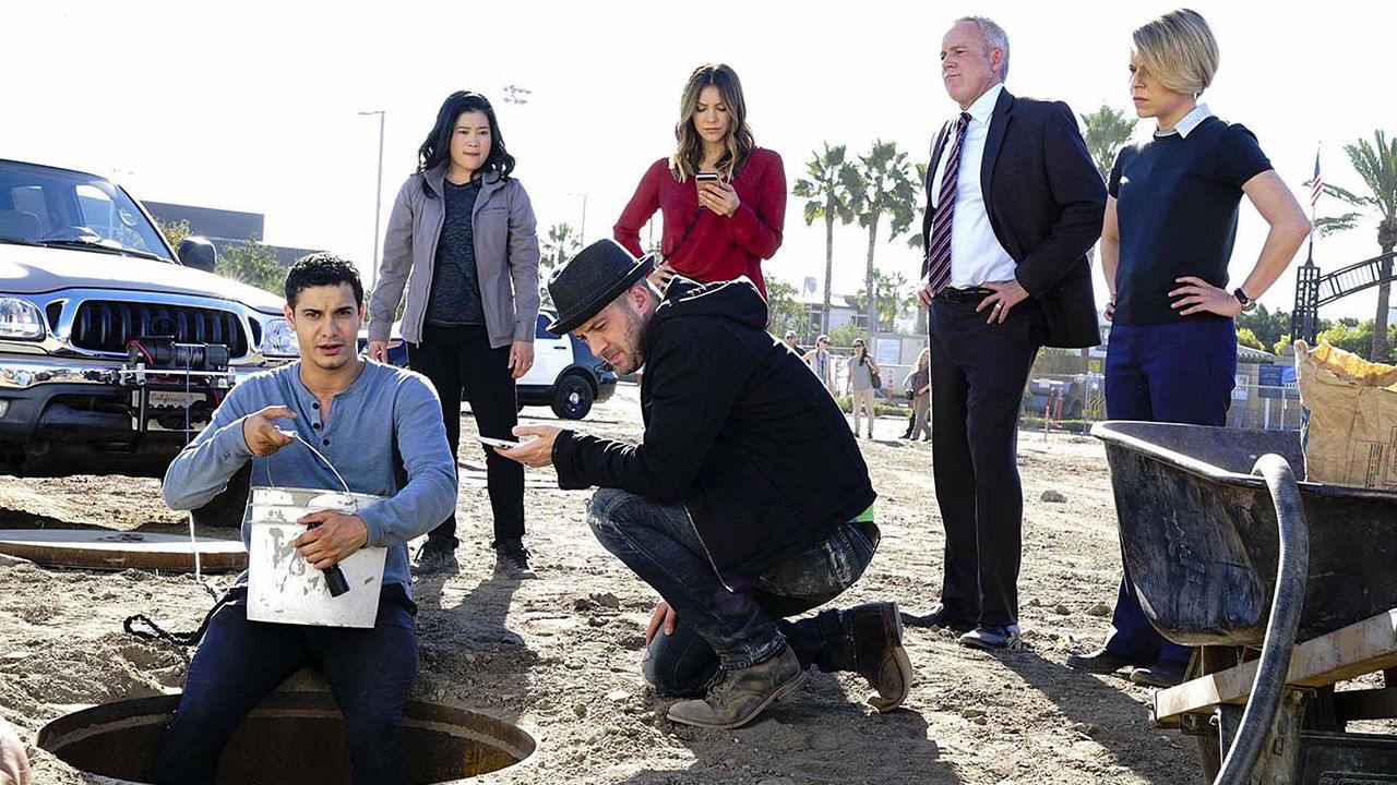 Scorpion : Foto Elyes Gabel, Eddie Kaye Thomas, Tina Majorino