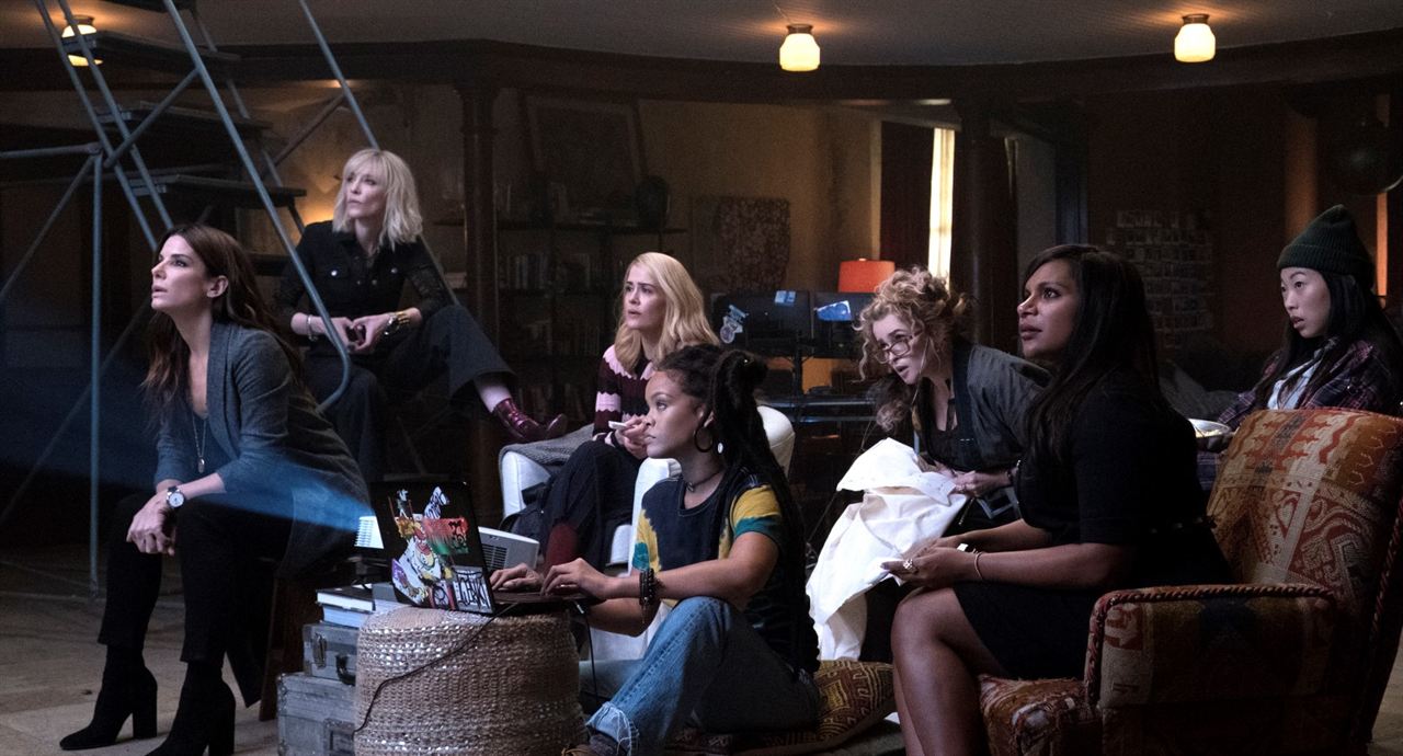 Ocean´s 8: Las estafadoras : Foto Mindy Kaling, Cate Blanchett, Rihanna, Sarah Paulson, Sandra Bullock, Helena Bonham Carter, Awkwafina