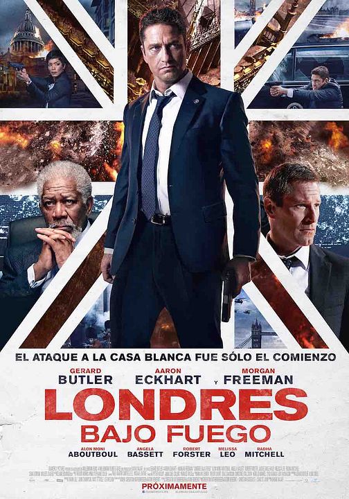 Londres bajo fuego : Póster