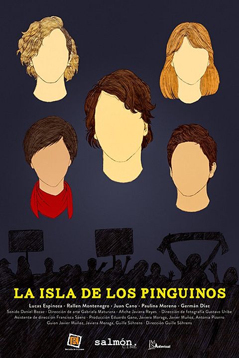 La isla de los pingüinos : Póster