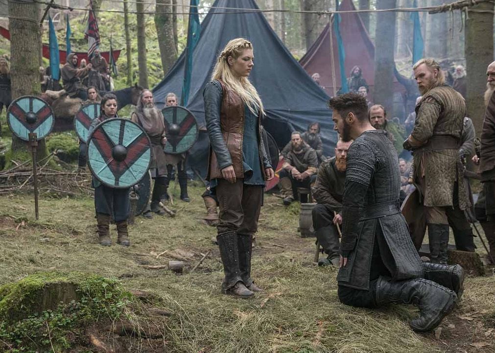 Vikingos : Foto Jonathan Rhys Meyers, Katheryn Winnick