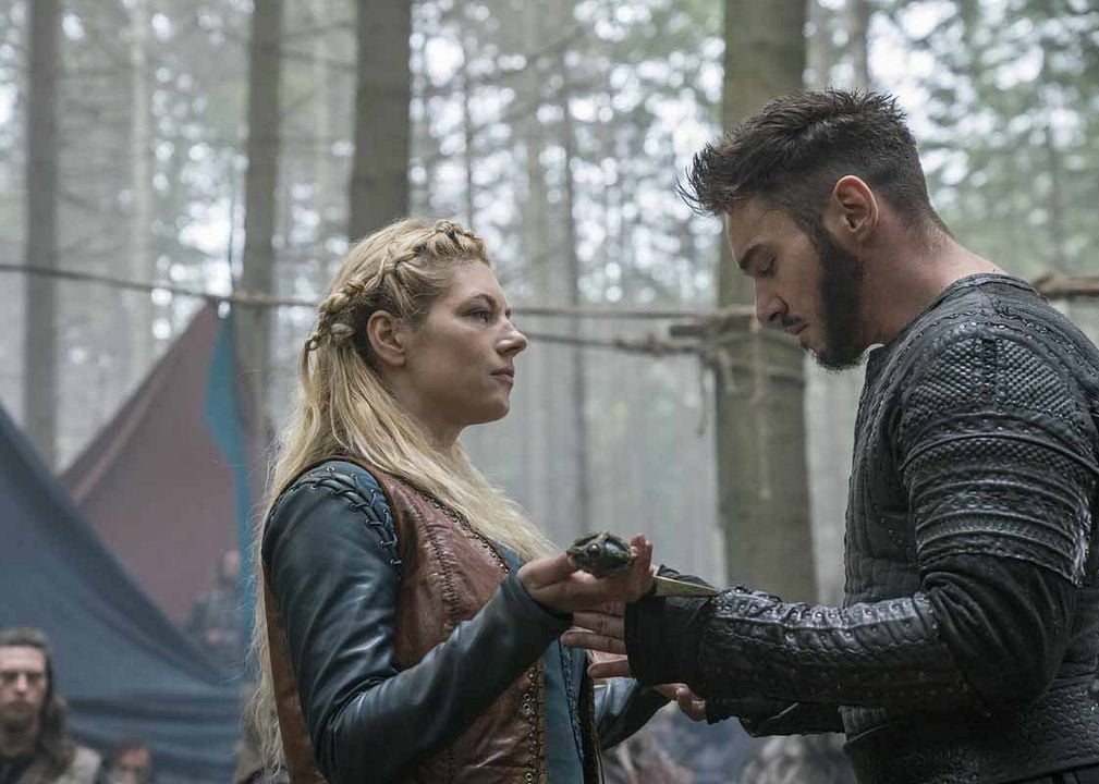 Vikingos : Foto Jonathan Rhys Meyers, Katheryn Winnick