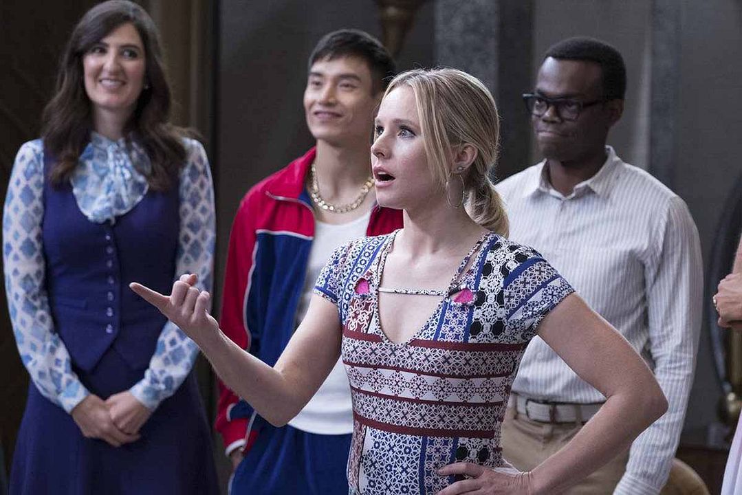 The Good Place : Foto Kristen Bell, William Jackson Harper, Manny Jacinto, D'Arcy Carden