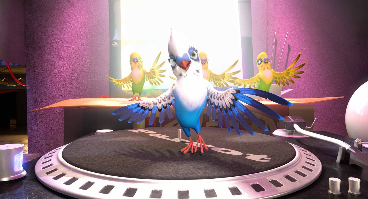 Una cigüeña en apuros : Foto