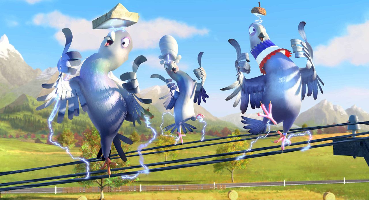 Una cigüeña en apuros : Foto