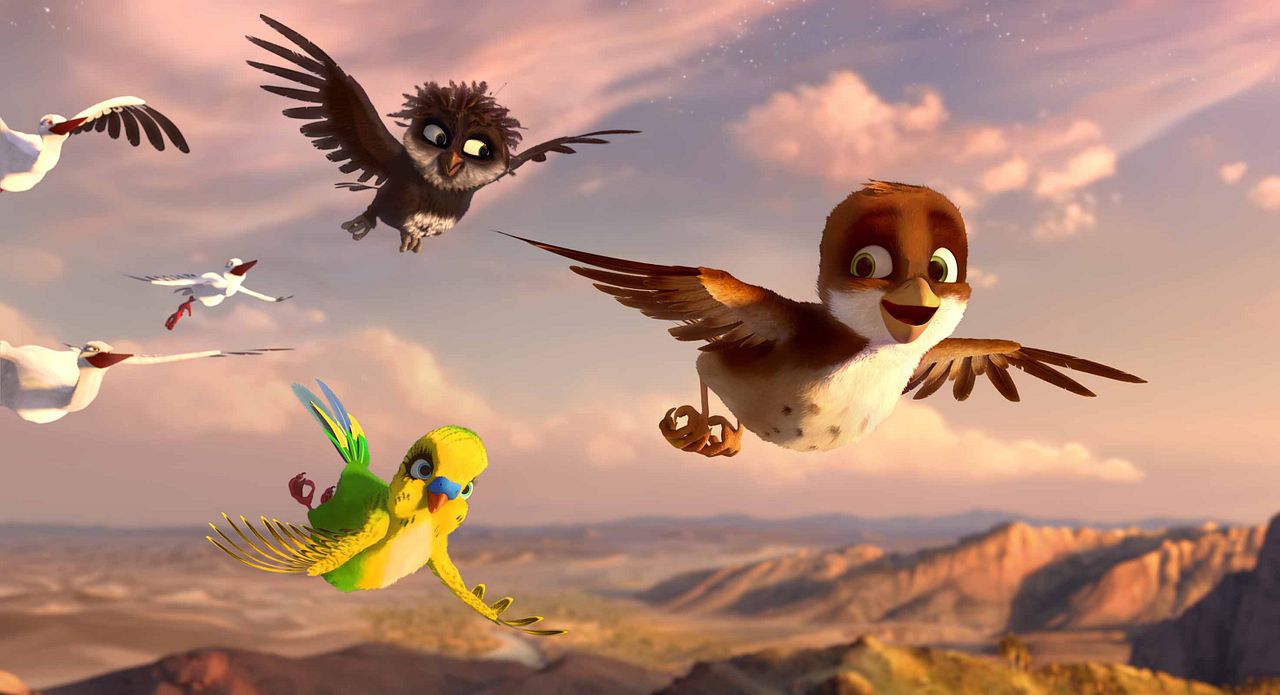 Una cigüeña en apuros : Foto