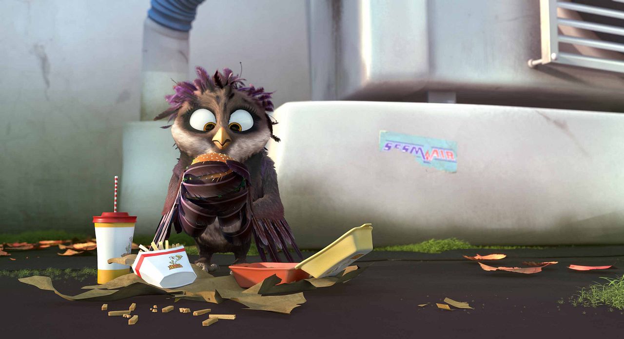 Una cigüeña en apuros : Foto