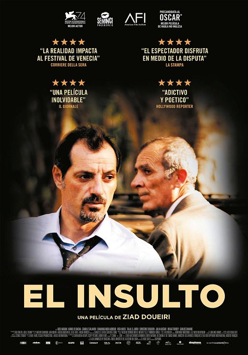 El insulto : Póster