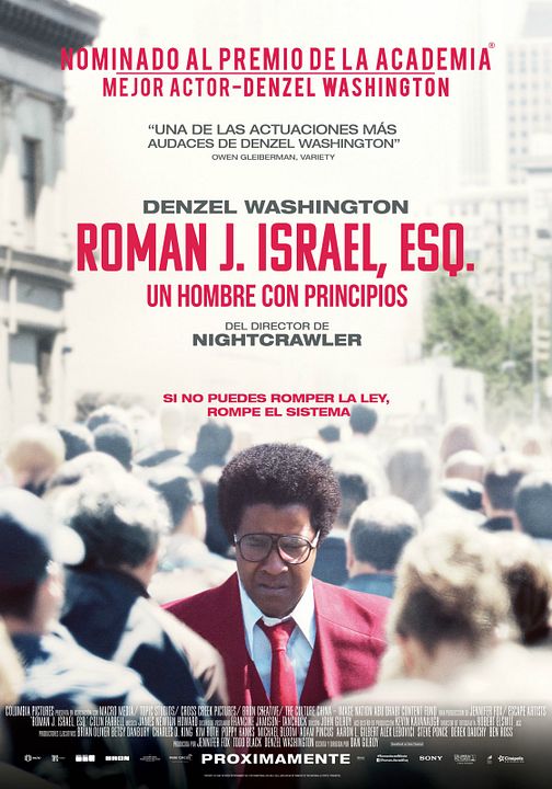 Roman J. Israel, Esq. Un hombre con principios : Póster