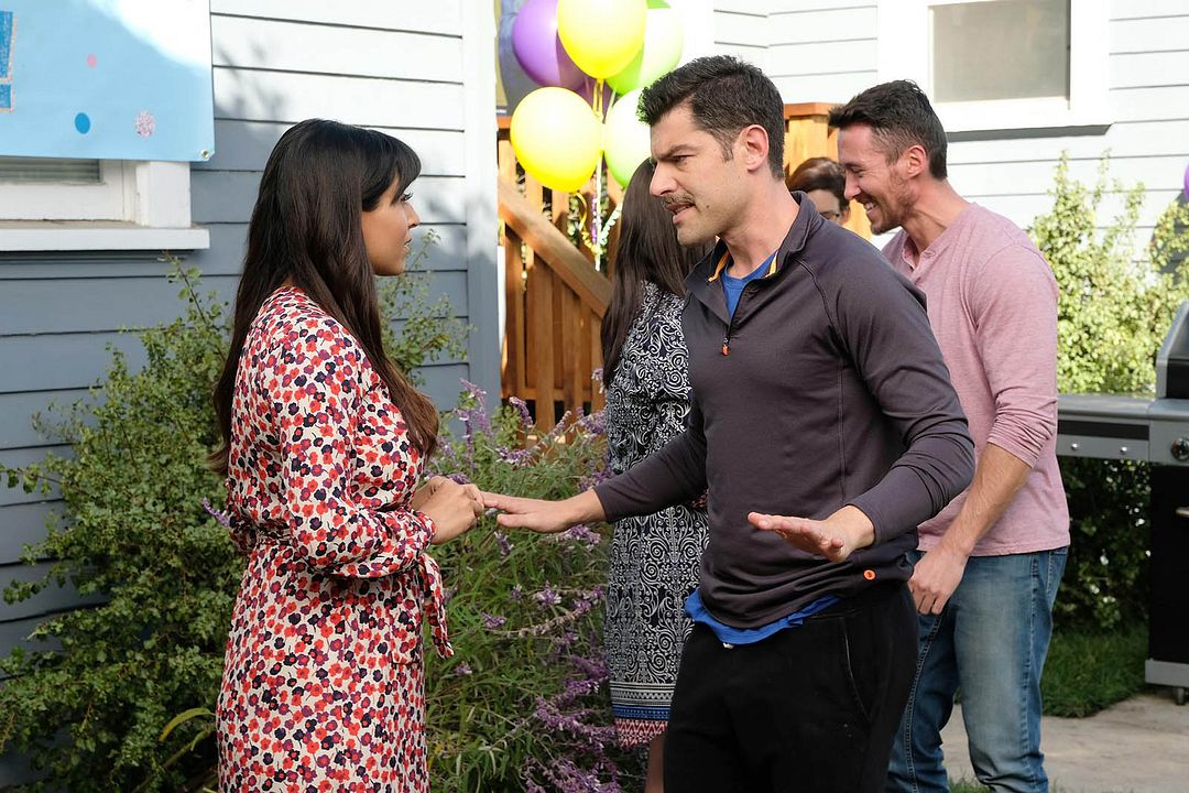 New Girl : Foto Max Greenfield, Hannah Simone