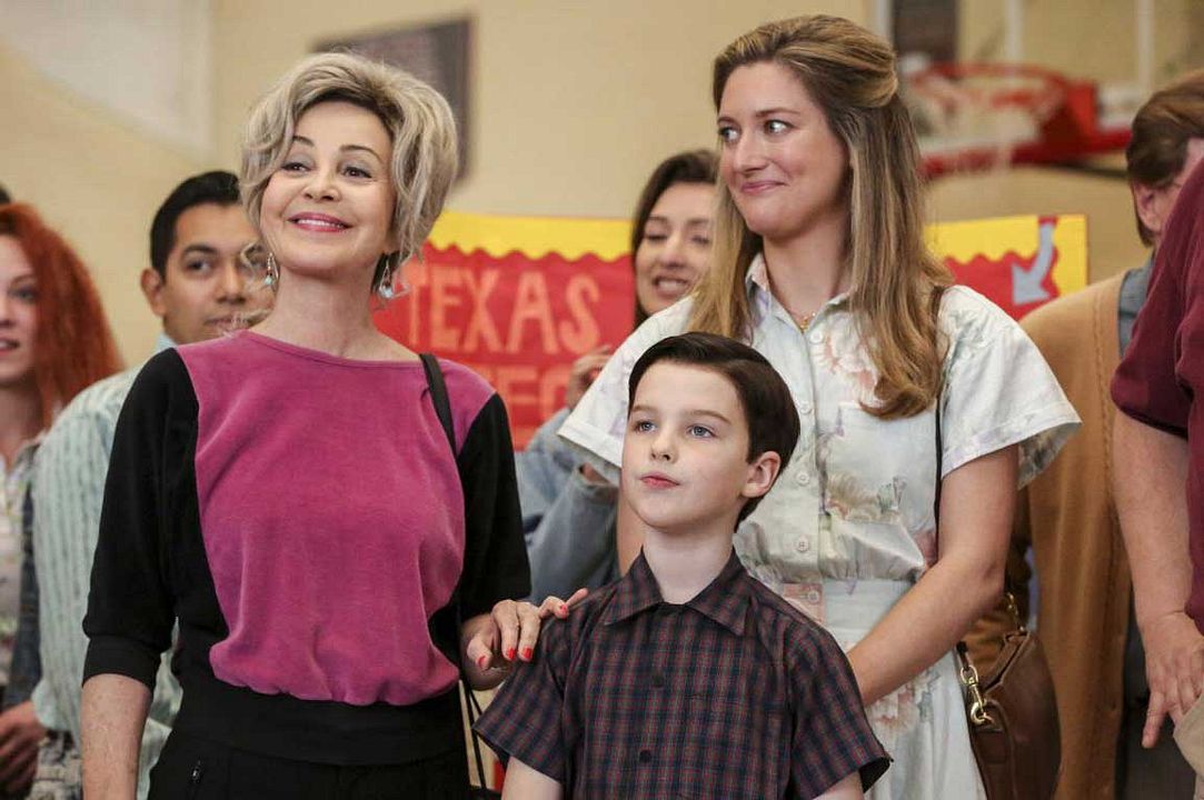 El joven Sheldon : Foto Annie Potts, Iain Armitage