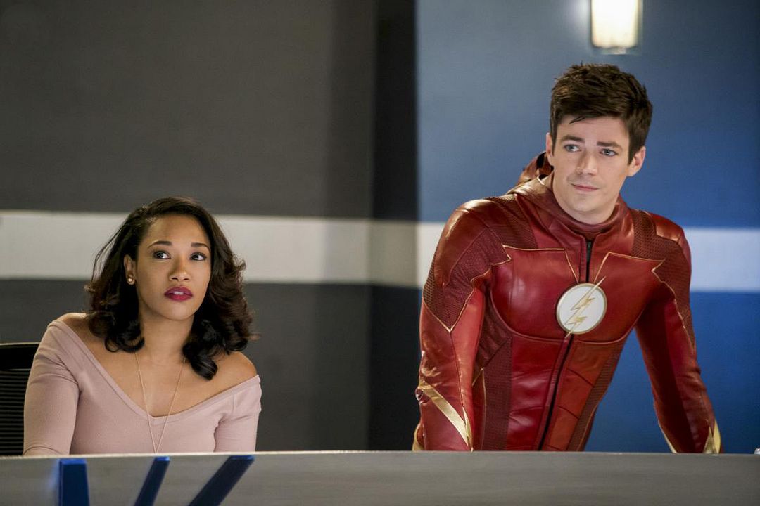 Flash : Foto Candice Patton, Grant Gustin