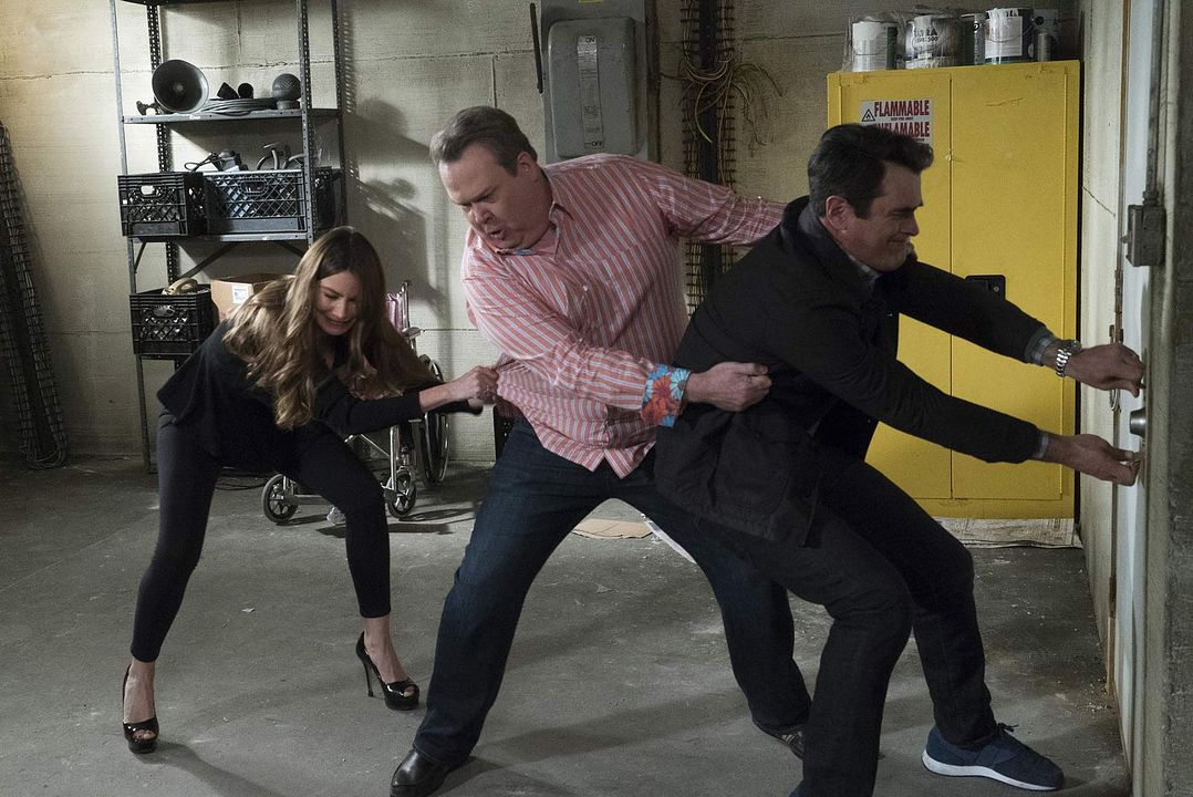 Modern Family : Foto Eric Stonestreet, Sofía Vergara, Ty Burrell