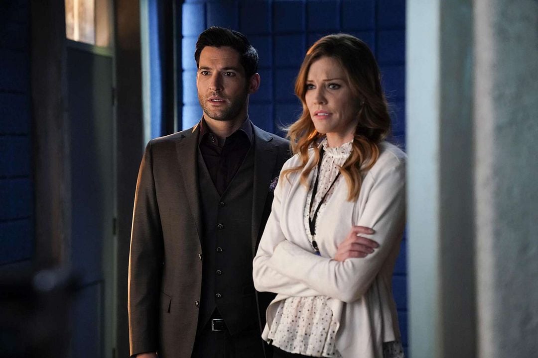 Lucifer : Foto Tom Ellis, Tricia Helfer