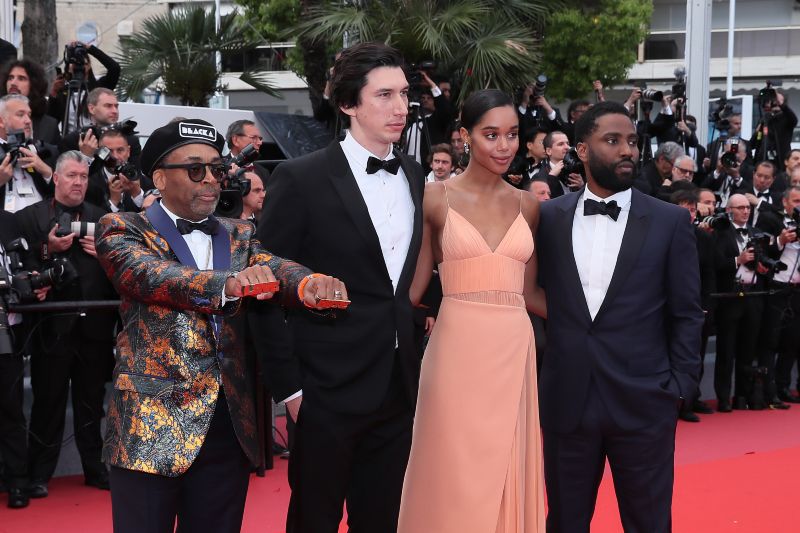 El infiltrado del KKKlan : Cobertura de revista Laura Harrier, John David Washington, Adam Driver, Spike Lee