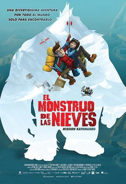 El monstruo de las nieves : Póster