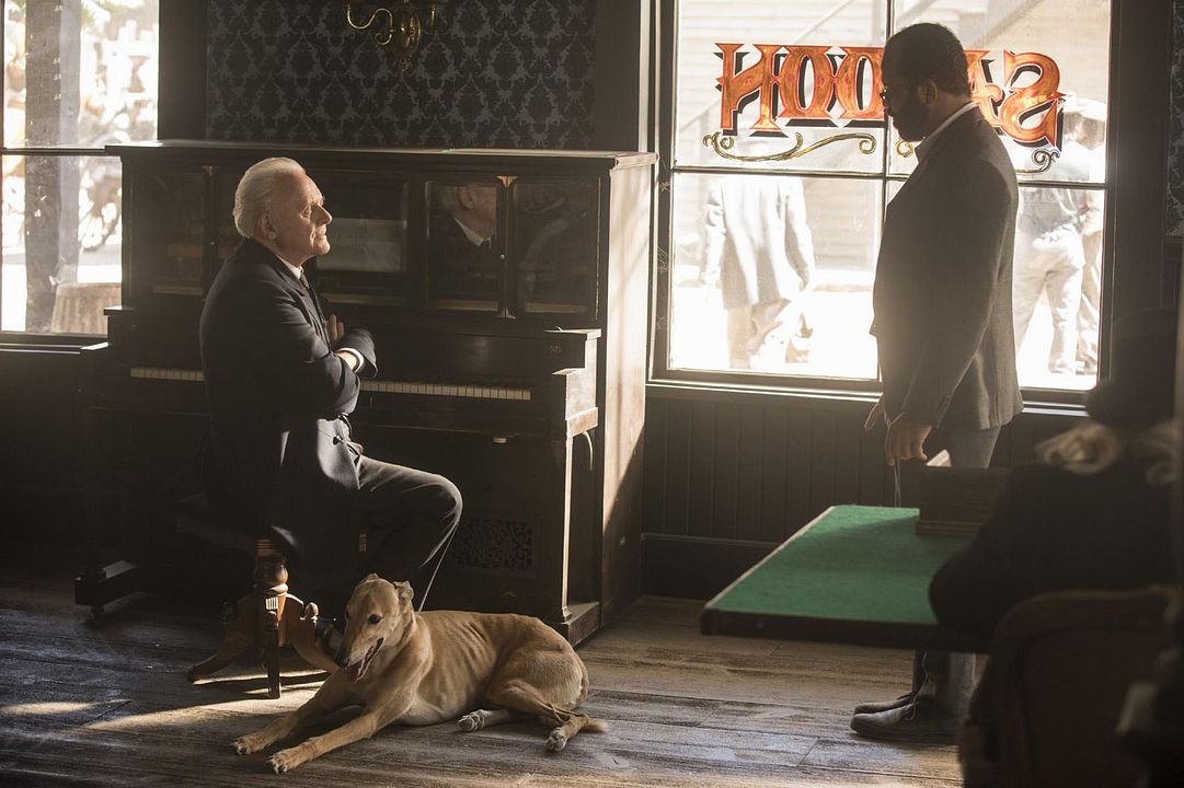 Westworld : Foto Jeffrey Wright, Anthony Hopkins