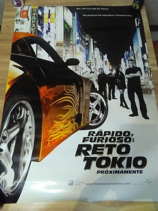 Cartel De La Pel Cula R Pido Y Furioso Reto Tokio Foto Por Un Total De Sensacine Com Mx